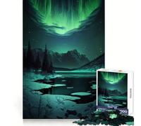 Mystical Forest Lake Puzzles for Teenagers 1000 Piece Strengthen Memory Tension Relief Smooth Edge Xmas Surprise (50x75cm)