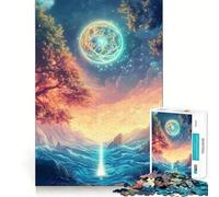 Mystical Forest Landscape Puzzles for Teenagers 1000 Piece Brain Tease Toy Stress Release Premium Cut Amazing Present (38x52cm)