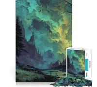 Mystical Forest Landscape with Castle Ruins 1000 Piece Jigsaw Puzzles for Adults Teenagers Mind Puzzle Stress Free Art Assembly Thoughtful Gift (50x75cm)