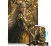 Mystical Forest Ruler 1000 Piece Jigsaw Puzzles for Adults Teenagers Clear Logic Toy Relax Time Perfect Cut Santa Wish Item (38x26cm)