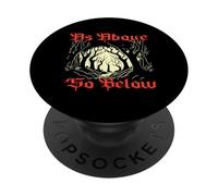 Mystical Forest Wicca as Above so Below Witchcraft Gothic PopSockets Adhesive PopGrip