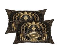 Mystical Fortune Teller Celestial Quote Throw Pillow Covers 12x20 Set of 2