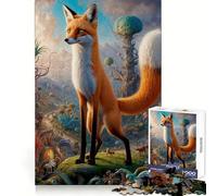 Mystical Fox Encounters 1000 Pieces Jigsaws Adults Puzzles Gifts Mind Game Toy Bonding Time Neat Cut Bday Surprise (38x26cm)