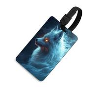 Mystical Fox Fantasy Luggage Tag Travel Bag Suitcase Baggage Name Tags