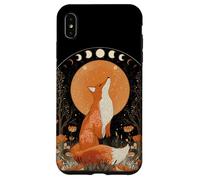 Mystical Fox Moon Phases Pagan Witch Forest Witchcraft Spell Case for iPhone XS Max