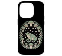 Mystical Frog Mushroom Cosmic Stars Design Case for iPhone 14 Pro