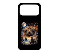 Mystical Fur Seal Howling Full Moon Ocean Nature Art Case for iPhone 17 Pro Max