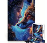 Mystical Galaxy Animals 1000 Pieces Jigsaw Puzzles for Adults Clear Logic Toy Relaxing Fun Perfect Cut Elegant Gift (38x52cm)