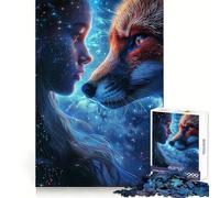 Mystical Galaxy Animals 1000 Pieces Jigsaw Puzzles for Teenagers Improve Recall Quiet Hobby Exact Edge Birthday Gift (50x75cm)