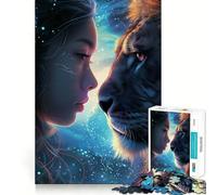 Mystical Galaxy Animals 1000 Pieces Jigsaws Adults Puzzles Gifts Mind Game Toy Bonding Time Neat Cut Bday Surprise (50x75cm)