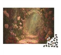 Mystical Garden Pathway Puzzles 1000 Piece Challenge Toy Adults And over 12 Years Old Puzzle Game Educational Challenge Home Decoration Gift 52x38cm/1000pcs