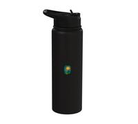 Mystical Garden Radiant Flower Psychedelic Nature Stainless Steel Insulated Water Bottle