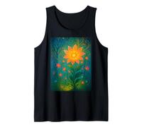 Mystical Garden Radiant Flower Psychedelic Nature Tank Top