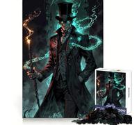 Mystical Gentleman with Staff And Magic 1000 Piece Jigsaw Puzzles for Adults Jigsaw Logic Sense Toy Leisure Fun Smooth Edge Heartfelt Gift (38x26cm)