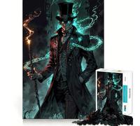 Mystical Gentleman with Staff And Magic 1000 Piece Jigsaw Puzzles for Adults Jigsaw Logic Sense Toy Leisure Fun Smooth Edge Heartfelt Gift (38x26cm)
