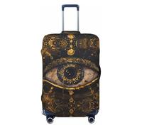 Mystical Golden Eye Travel Luggage Covers - Elasticity Suitcase Covers Protector for Luggage 18-32 Inch