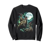 Mystical Hadeda I ull Moon Cosmic Night Sky Sweatshirt