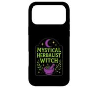 Mystical Herbalist Witch Moon Mortar Pestle Case for iPhone 17 Pro Max