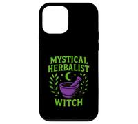 Mystical Herbalist Witch Mortar Pestle Moon Case for iPhone 12 mini