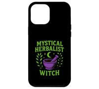Mystical Herbalist Witch Mortar Pestle Moon Case for iPhone 12 Pro Max