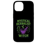 Mystical Herbalist Witch Mortar Pestle Moon Case for iPhone 14