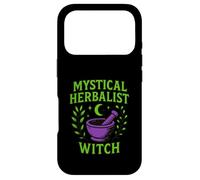 Mystical Herbalist Witch Mortar Pestle Moon Case for iPhone 17 Pro