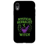 Mystical Herbalist Witch Mortar Pestle Moon Case for iPhone XR