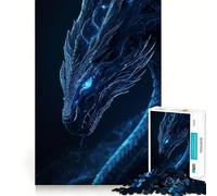 Mystical Ice Dragon - Jigsaw Puzzles for Adults 1000 Pieces Logic Sense Toy Relaxing Fun Smooth Edge (38x26cm)