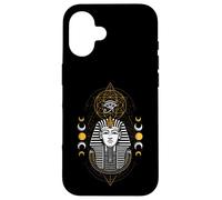 Mystical King Pharaoh Tutankhamun Geometric Ancient Egypt Case for iPhone 16