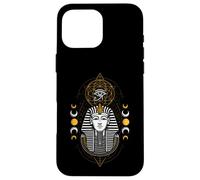 Mystical King Pharaoh Tutankhamun Geometric Ancient Egypt Case for iPhone 16 Pro Max