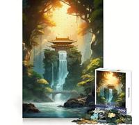 Mystical Kintsugi Gate Jigsaw Puzzles for Teenagers 1000 Pieces Think Toy Soothing Fun Clean Cut Art Collectible (50x75cm)