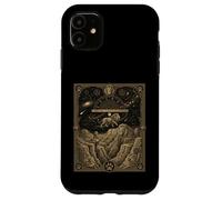 Mystical Lion Tarot Card African Savanna Constellation Astro Case for iPhone 11