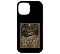 Mystical Lion Tarot Card African Savanna Constellation Astro Case for iPhone 12 mini