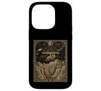 Mystical Lion Tarot Card African Savanna Constellation Astro Case for iPhone 14 Pro