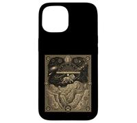 Mystical Lion Tarot Card African Savanna Constellation Astro Case for iPhone 15