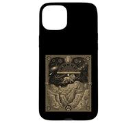 Mystical Lion Tarot Card African Savanna Constellation Astro Case for iPhone 15 Plus