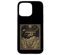 Mystical Lion Tarot Card African Savanna Constellation Astro Case for iPhone 15 Pro Max