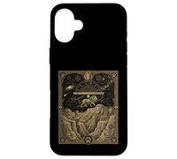Mystical Lion Tarot Card African Savanna Constellation Astro Case for iPhone 16 Plus