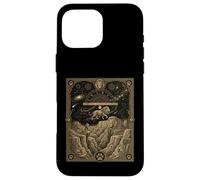 Mystical Lion Tarot Card African Savanna Constellation Astro Case for iPhone 16 Pro Max