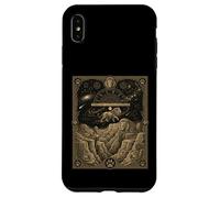 Mystical Lion Tarot Card African Savanna Constellation Astro Case for iPhone XS Max