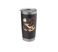 Mystical Lobster Crawfish Full Moon Waterfall Stainless Steel Insulated Tumbler