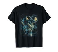 Mystical Loon Moon Lake Bird Goose T-Shirt