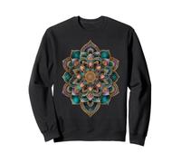 Mystical Mandala Design Spiritual Boho Art sacred geometry Sweatshirt