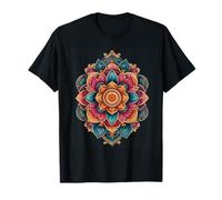 Mystical Mandala Design Spiritual Boho Art Sacred Geometry T-Shirt