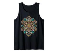 Mystical Mandala Design Spiritual Boho Art Sacred Geometry Tank Top