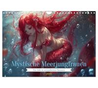 Mystical mermaids: A year in enchanted oceans UK-Version (Wall Calendar 2026 DIN A4 Landscape), CALVENDO 12 Month Wall Calendar