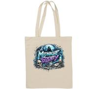 Mystical Midnight Society Dark Gathering Natural Cotton Tote Bag White