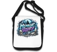Mystical Midnight Society Dark Gathering Shoulder Bag White