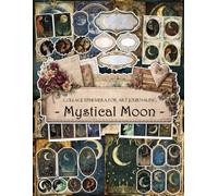Mystical Moon Ephemera Book: Junk Journal Papers, ATC Cards, Tags, Frames, Labels & Cut-Out Elements for Scrapbooking, Collage Art and Paper Crafts
