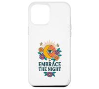 Mystical Moon & Flowers Boho Look with All-Seeing Eye Case for iPhone 12 Pro Max